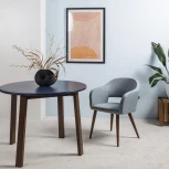 Стул R-Home Oscar Сканди Грей Темный Орех