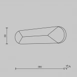 Настенный светильник Maytoni Motion MOD276WL-L8B3K