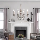 Подвесная люстра Rosalie KL-ROSALIE8 Kichler (220V, на цепи, свеча)