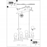 Подвесной светильник Eglo Adri 2 97448 (220V, на проводе)