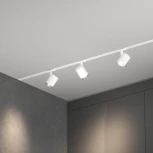 Трековый светильник однофазный белый/серебро 10W 4200K Elektrostandard Cors 85513/01