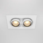 Встраиваемый светильник Hidden 3000K 2x10W 36° LED Maytoni Technical DL045-02-10W3K-W (220V)