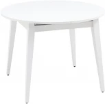 Стол обеденный раскладной 100-130 белый матовый Stool Group Берлин УТ000036184