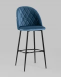 Стул барный Stool Group Марсель велюр пыльно-синий УТ000025277
