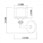 Бра Vele Luce Lotus VL1053W01