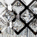 Подвесная люстра каскадная Arte Lamp Wezen A1006SP-10CC (220V, хрусталь, на тросе)