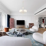 Подвесная люстра Arte Milano AM343659 343659/5 WT+SL (220V, на цепи)