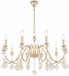 Подвесная люстра Arte Milano AM342101 342101/10 FGD (220V, подвески, на цепи, подсвечник, свеча)