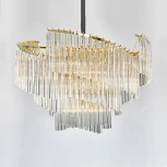 Подвесная люстра Waltz D100 ImperiumLoft Waltz01 (177868-26) (220V, хрусталь, на цепи)