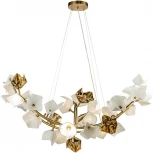 Подвесная люстра Lussole Fayette LSP-8908 (220V, на тросе, цветы)