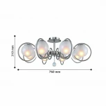 Потолочная люстра F-Promo Fabbio 2349-8U (220V, шарики)