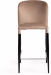 Барный стул Tetchair ALVOR (Ткань,Металл/Бежевый,Черный) 15468