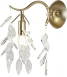 Бра Favourite Brillo 3003-1W (220V, хрусталь, подвески, лепестки, листья, ветки)