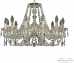 Подвесная люстра Bohemia 101 101/12/240 G (220V, подвески, на цепи, подсвечник, свеча)