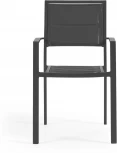 Sirley Садовый стул из алюминия и черного текстиля La Forma (ex Julia Grup) арт.117355