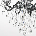 Подвесная люстра Bohemia AL7901 AL79101/8/250 B NB (220V, подвески, на цепи, подсвечник, свеча)