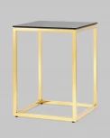 Журнальный стол Stool Group 40*40 ТАУН золото стекло smoke УТ000004656