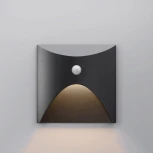 Подсветка светодиодная для лестниц встраиваемая IP65 Elektrostandard Move 40158/LED 4000K с датчиком движения Черный