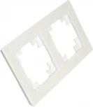 Рамка на 2 поста (белый) Stekker Катрин 49595