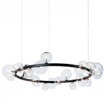 Подвесной светильник Loft IT Molecule 10023/1200 (220V, на тросе, шарики, кольцо)