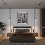 Трековый светильник магнитный Elektrostandard Mini Magnetic 85158/01 5W 3000K (черный) (LED, 24V, круглые)