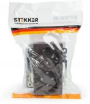 Розетка двойная без заземления со шторками (коричневый) Stekker Катрин 49026
