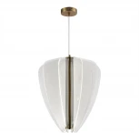 Подвесной светильник ST Luce Fesale SL6509.213.01 Золотистый/Прозрачный LED 1*75W 4000K (220V, на тросе)