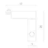 Трековый светильник Arte Lamp Astuzia A2120PL-1WH (LED, 220V)