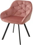 Стул GALE BLUVEL-52 PINK поворот.360 град., велюр