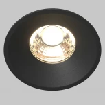 Встраиваемый светильник Maytoni Round DL058-12W3K-B (LED, 220V, круглые)