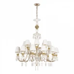 Подвесная люстра ярусная Loft It Grace 10203/12+8 White (220V, подвески, на цепи)