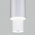 Подвесной светильник Eurosvet Bento 50204/1 LED белый/матовое серебро (220V, на проводе, круглые)