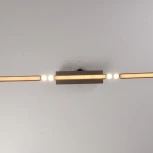 Подвесной светильник iLedex Vision 9309D-1200-2 GR+BK (220V, на проводе)