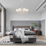 Подвесная люстра Arte Milano AM343837 347837/8 WT+SL (220V, на цепи)