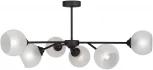 Потолочная люстра на штанге Vitaluce V3791-1/6PL, 6xE27 макс. 40Вт V3791-1/6PL (220V, шарики, молекулы)