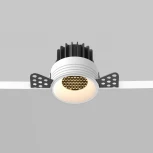 Встраиваемый светильник под гипсокартон Maytoni Round DL058-7W2.7K-TRS-W (LED, 220V, круглые)