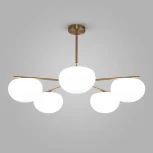 Потолочная люстра на штанге Eurosvet Like 30190/5 латунь (220V)