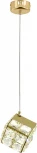 Подвесной светильник (12048/1P Gold) Indigo Radioso V000135L (LED, 220V, на проводе, куб)