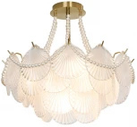 Потолочная люстра на штанге Lussole Hesperia LSP-8835 (220V, листья, IP21)