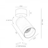 Спот White RAUMBERG Air AirDWh (220V, круглые)