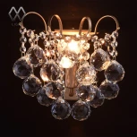 Бра MW-Light Жемчуг 232028201 (220V, хрусталь, подвески, шарики)