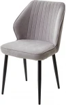 Стул VENA, цвет B22 Серый, велюр / черный каркас