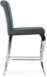 Полубарный стул Woodville Joan dark grey / steel 15387