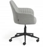 Обеденный стул La Forma (ex Julia Grup) Madina (Серый/ Пластик,Металл,Полипропилен,Пена,Сталь)