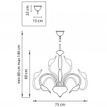 Потолочная люстра Lightstar Cigno Collo 751182