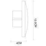 Настенный светильник Arte Lamp Nimbo A1506AP-1WH