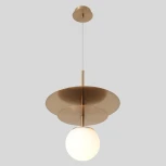 Подвесной светильник Crystal Lux UVA SP1.2 BRASS (220V, на проводе, шар)