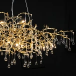 Подвесная люстра Loft It Bijout 10067/1250 GD (220V, на тросе, ветки)