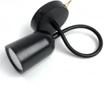 Спот на гибкой ножке для чтения с выключателем Feron ML400 48442 MR16/GU10, 35W, черный (220V)