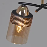 Потолочная люстра на штанге Reluce 09131-3.3-04 FG+BK (220V)